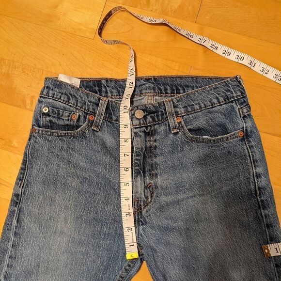 Levi's 513  jean raw hems size L30 W30 G2 - Picture 13 of 15